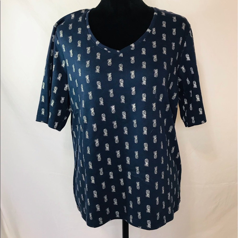 Karen Scott Pineapple Shirt
